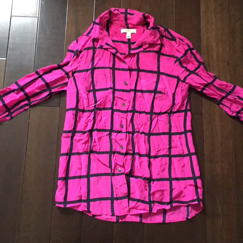 100% silk JCrew blouse